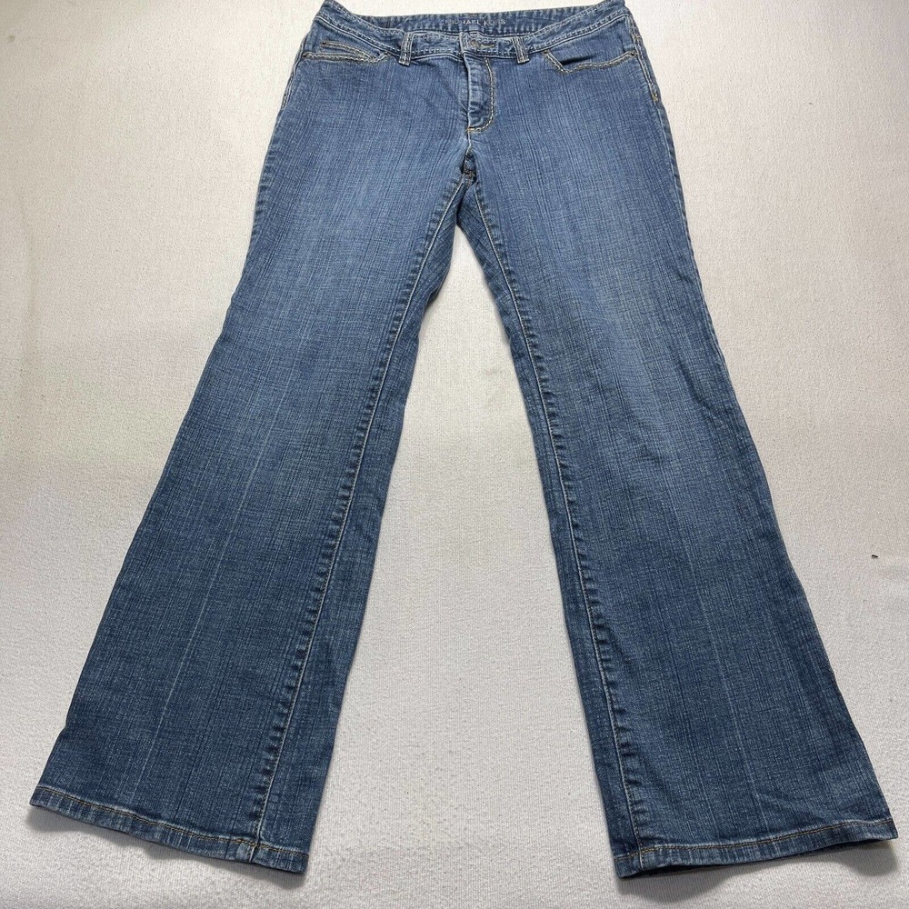 Michael Kors Size 8 Jeans Womens Blue Thick Stitch Denim Stretch Pants Ladies